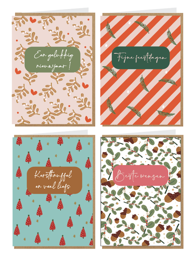 [HCBOX098] Leukewensenbox 8 stuks/4 designs